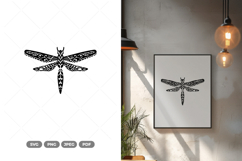 Folk Art Butterfly SVG &amp; Clipart Product Image 1