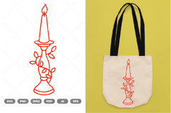 Candles SVG &amp; Clipart Product Image 1