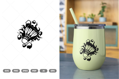 Badminton Wall SVG &amp; Clipart Product Image 1