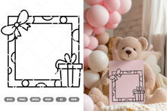 Birthday Frame SVG &amp; Clipart Product Image 1