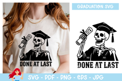 Done at last SVG, Graduation inspired svg Product Image 1