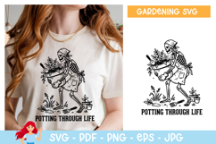 Potting through the life SVG, Garden inspired SVG Product Image 1