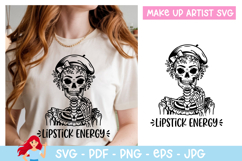 12 Makeup artist SVG, Makeup artist inspired SVG set Product Image 3