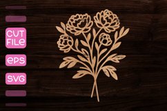 30 Bouquets of Flowers Laser Cut I Laser Cut SVG Product Image 22