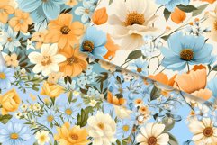Timeless Petals: Classic Floral Papers Product Image 5