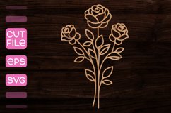 30 Bouquets of Flowers Laser Cut I Laser Cut SVG Product Image 25