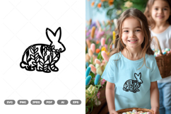 Easter Bunny SVG &amp; Clipart Product Image 1