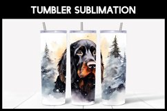 6 Winter Gordon Setter Tumbler Sublimation|Winter Tumbler Product Image 2