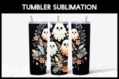 6 Halloween Tumbler Wrap Ghosts I Halloween Tumbler Product Image 3