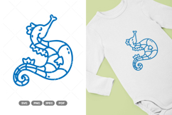 Seahorse SVG &amp; Clipart Product Image 1