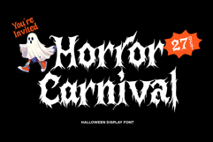 Spooky Party Club | Halloween Horror Font Product Image 3