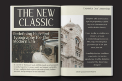 Gaisan - Sharp Modern Serif Font for Prestigious Branding Product Image 3