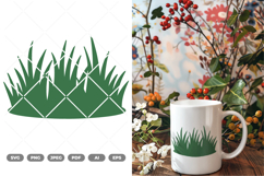 Grass Silhouette SVG &amp; Clipart Product Image 1