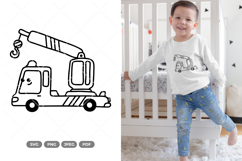 Cute Crane SVG &amp; Clipart Product Image 1