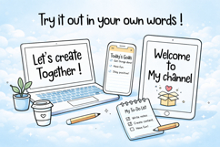 Snappy Note Playful Handwriting Font with Doodles Product Image 3