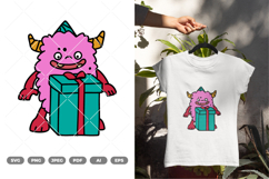 Monster Colored SVG &amp; Clipart Product Image 1