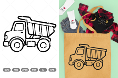 Dump Truck SVG &amp; Clipart Product Image 1