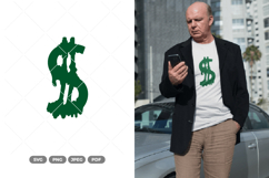 Melting Dollars SVG &amp; Clipart Product Image 1