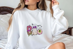 Cute Boo Halloween Embroidery Design Product Image 3