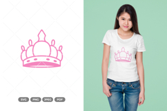 Crown Doodle SVG &amp; Clipart Product Image 1