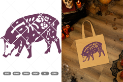 Pig Skeleton SVG &amp; Clipart Product Image 1