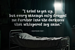NIGHTMARE - Halloween Font Product Image 3