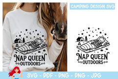 Nap queen outdoors SVG, Camp SVG Product Image 1