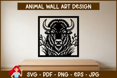 18 Animals Wall Art SVG, Woodland Animals Papercut Design Product Image 6