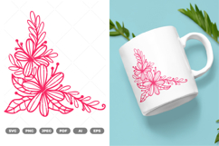 Flower Doodle SVG &amp; Clipart Product Image 1