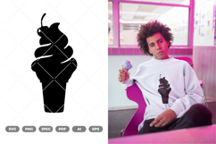 Ice Cream SVG &amp; Clipart Product Image 1