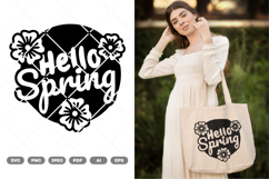 Hello Spring SVG &amp; Clipart Product Image 1