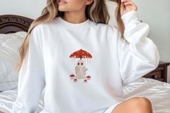 Ghost Mushroom Embroidery Design Product Image 3