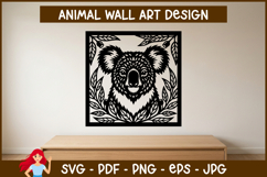 18 Animals Wall Art SVG, Woodland Animals Papercut Design Product Image 14