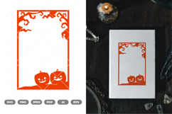 Halloween Frames SVG &amp; Clipart Product Image 1
