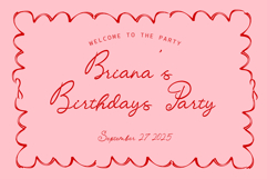 Sparkle Cheers | Whimsical Handwritten Script Product Image 3