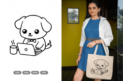 Working Dog SVG &amp; Clipart Product Image 1