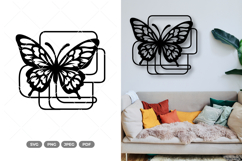 Geometric Butterflies SVG &amp; Clipart Product Image 1