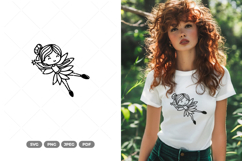 Fairy Doodle SVG &amp; Clipart Product Image 1