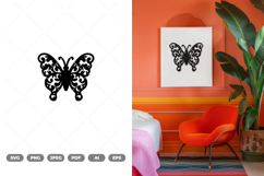 Decorative Butterfly SVG &amp; Clipart Product Image 1
