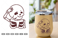 Skull SVG &amp; Clipart Product Image 1