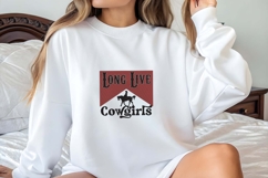 Long Live Cowgirls Western Embroidery Design Product Image 3