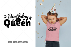 Birthday Queen SVG Clipart Product Image 1