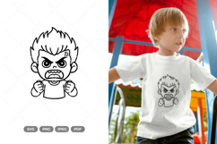 Boy Cartoon Doodle SVG &amp; Clipart Product Image 1