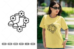 Summer Boots SVG &amp; Clipart Product Image 1