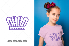 Crown Doodle SVG &amp; Clipart Product Image 1