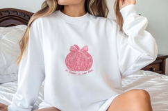 In October We Wear Pink Embroidery Product Image 3