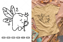 Fairy tooth SVG &amp; Clipart Product Image 1