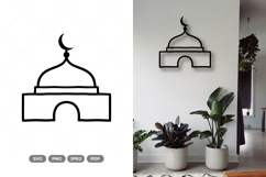 Mosque Logo SVG &amp; Clipart Product Image 1