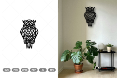 Owl Wall Decor SVG &amp; Clipart Product Image 1