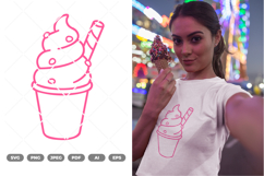 Ice Cream SVG &amp; Clipart Product Image 1